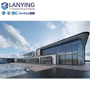 מבנה פלדה בנוי מהיר בניין סופרמרקטים טרומיים קניות קניות קניון מסחרי - Product Image 6