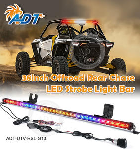 Barre lumineuse arrière universelle ultra-mince tout-terrain ATV/UTV 38 pouces 36W LED, étanche IP67 avec 9 modes de clignotement stroboscopique pour RZR <span class=keywords><strong>SSV</strong></span> - Product Image 5
