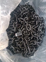 Cadena de eslabones corta, mediana y larga, cadena de eslabones galvanizados, cadena DIN763 G80