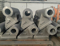 Corps de contre-porteuse d'outillage usiné CNC sur mesure en fonte gris ductile HT250, moulé en sable, fabrication interne OEM