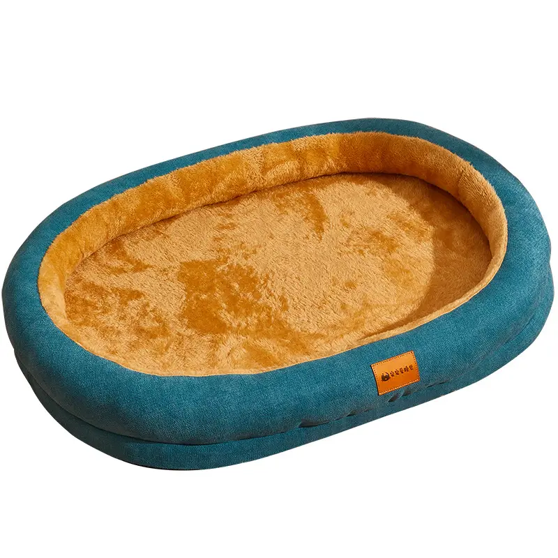 Luxury Soft Calming Donut Dog Bed Dropshipping Washable large Dog Sofa Cat Round Pet Beds Pet Beds & Accessories