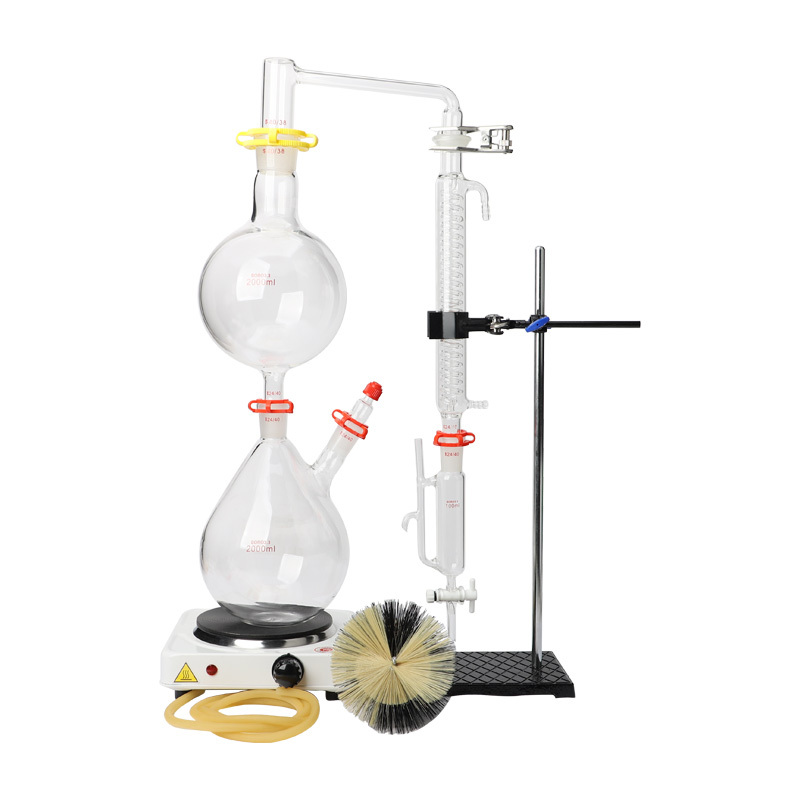 Laboratory Glassware Essential Oil Distillation Apparatus
