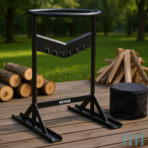 Rajadora de Leña Manual Vevor de 9x17 Pulgadas, de Acero Resistente en Forma de V, Maquinaria de Seguridad para Trabajar la Madera - Product Image 2