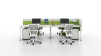 Meubles de bureau, bureau moderne, table de direction, poste de travail informatique, équipe professionnelle modulaire