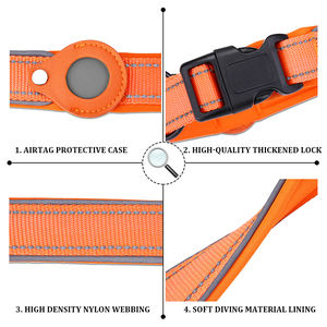 Collar Reflectante <span class=keywords><strong>de</strong></span> Neopreno para <span class=keywords><strong>Airtag</strong></span>, Collar Antipérdida para Gatos, Soporte para <span class=keywords><strong>Airtag</strong></span>, Collar para Perros, Collar para Mascotas - Product Image 5