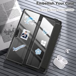 MoKo Unique Clear PC Back Shell a prueba de golpes TPU Universal Tablet funda para Microsoft <span class=keywords><strong>Surface</strong></span> <span class=keywords><strong>Pro</strong></span> 11 10 9 <span class=keywords><strong>8</strong></span> 13 "<span class=keywords><strong>2022</strong></span> - Product Image 5