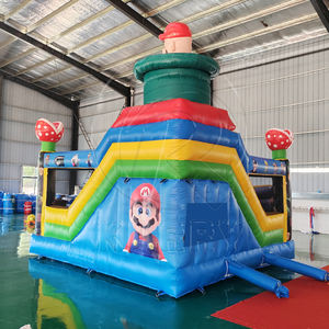 Jouets gonflables de dessin animé, château gonflable, aire de jeux gonflable avec toboggan, château gonflable combiné avec mur d'escalade - Product Image 5
