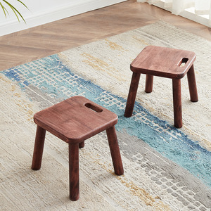 Solid Wood <b>Stool</b> Multi Functional Home Living Room Chair <b>Portable</b> Foldable Wooden Bench Seat For Children Adults Elderly - Product Image 3