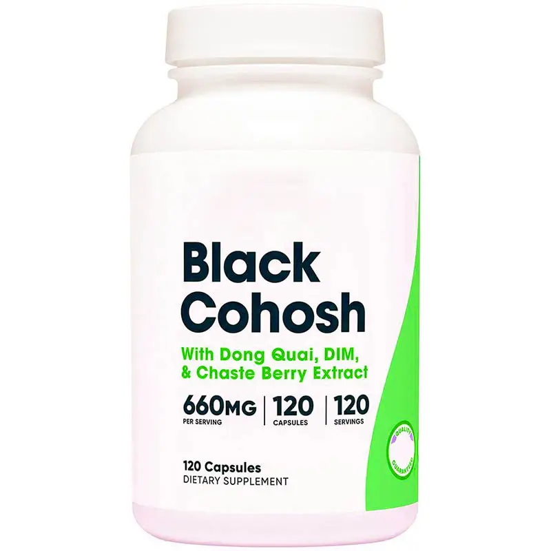 Menopause Capsules Supplement Black Cohosh Root Black Cohosh for Women with Don Quai DIM Capsules Support for Women's Health