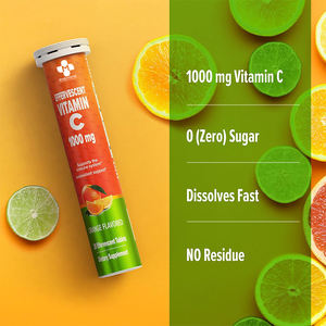 Fabricante de fábrica, tabletas de colágeno personalizadas de vitamina C, tabletas de colágeno de vitamina C <span class=keywords><strong>Fizz</strong></span> vitamina C - Product Image 4