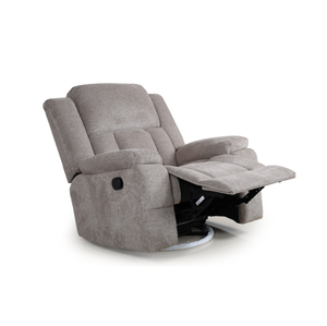 Fauteuil à bascule pivotant à 360° pour adultes, petit canapé inclinable pour petits espaces, fauteuil inclinable coulissant en tissu rembourré pour chambre d'enfant - Product Image 2