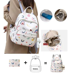 new fashion lightweight medium portable backpack multi-function With heat preservation Baby nappy Diaper Mummy Backpack Bags