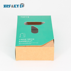 Custom White/Brown Card Paper Folding <strong>Underwear</strong>/Underpants/Socks/Ties/Apparel Green <strong>Boxes</strong> <strong>for</strong> <strong>Women</strong>/Man/Kids - Product Image 3