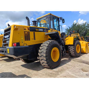 Chargeur original de roue de KOMATSU WA380-6 avec le moteur 155HP charge évaluée de 3 tonnes Chargeur frontal utilisé par original japonais - Product Image 3