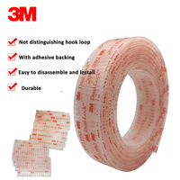 Bande adhésive transparente à clipser réutilisable 3M SJ3560 Type 250 pour fixation détachable de panneaux en verre et acrylique
