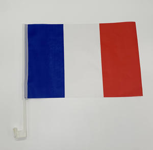 Drapeau de voiture national personnalisé en polyester mini 30*45cm avec mât pour décoration, vente en gros - Product Image 6