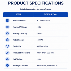Factory 1200Wh LiFePO4 Portable Power Station 12V 100Ah Solar Emergency <b>Backup</b> Generator for RV Camping Outdoor Off-Grid Power - Product Image 2
