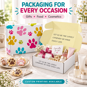 Boîte d'expédition en carton ondulé personnalisée imprimée en couleur, emballage cadeau pour animaux de compagnie e-commerce, emballage plat pour économiser sur les frais de transport, fabrication directe - Product Image 3