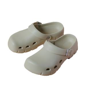 Zuecos Retro Franceses para Mujer, Suela Gruesa Antideslizante, Punta Cerrada, Estilo Enfermera, Blanco, Caqui, Marrón, Negro, para las Cuatro Estaciones - Product Image 1