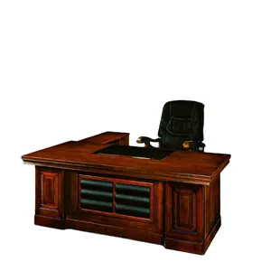 Antique Design Luxury Wood Office Desk Office Executive Desk For Boss
