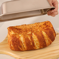 Nouvelle mode rectangulaire antiadhésif en acier au carbone pain grillé moule four plateau de cuisson gâteau ustensiles de cuisson casserole