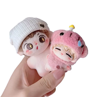 Mini jouet en peluche personnalisé de 5 cm, porte-clés, poupée en peluche, Kpop, idole coréenne, couleur personnalisée