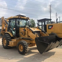 Chargeuse-pelleteuse Caterpillar Cat420f 420E d'occasion, 99% neuve, avec de belles performances, chargeuse-pelleteuse sur roues 4x4, Cat 420F d'occasion