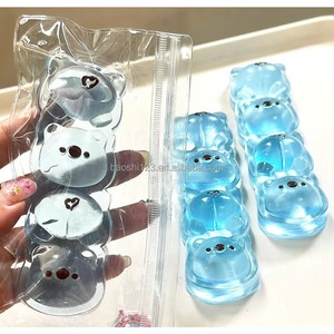 Adorable Juguete Blandito de Gelatina Transparente con Forma de Cerdito, Gato, Gatito, de TPR, para Aliviar el Estrés, Silencioso, de Bolsillo, Terapéutico - Product Image 2