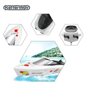 <span class=keywords><strong>Barco</strong></span> de Radio Control de plástico de alta calidad de 2,4G, juego competitivo de verano al aire libre, <span class=keywords><strong>barco</strong></span> RC de alta velocidad, juguetes de Control remoto para niños - Product Image 4
