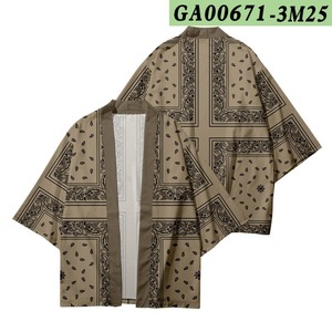 Kimono imprimé traditionnel japonais Cosplay Samurai Haori Obi femmes hommes Cardigan plage <span class=keywords><strong>Yukata</strong></span> asiatique Vintage vêtements - Product Image 4