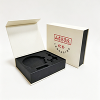 Boîte magnétique en gros, carton gris 157 g/m² 1000 g/m² |   Boîte d'insertion en EVA noir haute densité |   Usine de boîtes rigides pliables imprimées sur mesure