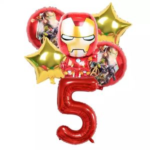 Ballon <span class=keywords><strong>de</strong></span> dessin animé <span class=keywords><strong>de</strong></span> super-héros 40 pouces pour enfants, décoration <span class=keywords><strong>de</strong></span> fête à thème joyeux anniversaire, jouets gonflables pour enfants, ballons <span class=keywords><strong>de</strong></span> douche - Product Image 5