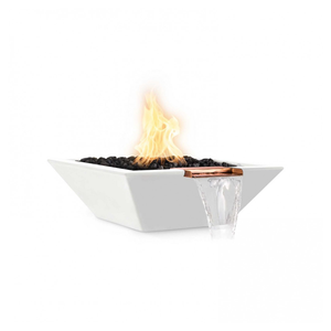 Fuente de Agua Decorativa de Acero Inoxidable, Brasero de Gas y Cuenco para Piscina - Product Image 1