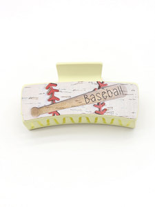 مشابك شعر مستطيلة الشكل، مشابك شعر للبيسبول والسوفتبول، إكسسوارات شعر، هدية للفتيات، مشبك شعر لفرق الرياضات الجماعية - Product Image 5