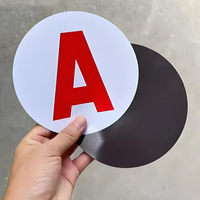 Autocollant magnétique personnalisé en PVC imprimé UV résistant à l'eau et écologique avec lamination mate pour voitures et camions, autocollants de voiture B