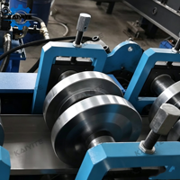 Ligne de production de profilés en acier galvanisé à prix d'usine, machine de fabrication de poutrelles en acier C et Z à réglage automatique