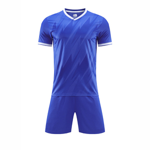 Ensemble de maillots de football de haute qualité à transfert thermique, design personnalisé, logo, impression du nom sur le maillot, respirant, séchage rapide - Product Image 4