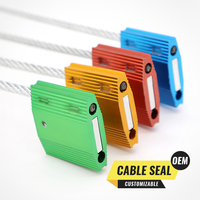 Sceau de conteneur en acier haute sécurité AH-CS001 ISO17712 pour usage automobile, taille 1,5-5,0 mm