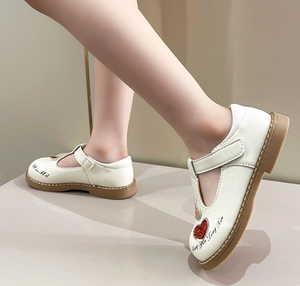 Zapatos de Vestir Casuales en Forma de T de Cuero Sintético, Cómodos para Caminar, Blancos y Negros, para Bebés, Niños y Niñas, en Stock - Product Image 5