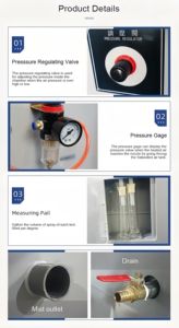 Iso 9227 60L Benchtop camera di nebbia salina ASTM B117 Compliance 35 ± 1 ℃ PP serbatoio per fissaggio ed elettronica - Product Image 3