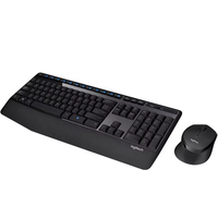 Teclado y Ratón Inalámbricos RGB Retroiluminados Originales al por Mayor para MK345 con Teclas Multimedia en Stock