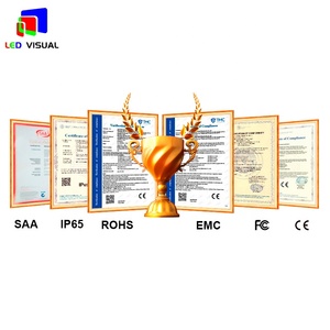500x500 מ "מ חיצוני p2.6 p2.3.91 p2.3.91 p4.8 רקע הוביל קיר וידאו חלקה חלקה - Product Image 3