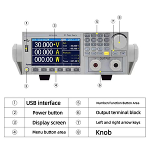 Fuente de Alimentación CC Estabilizada Programable y Ajustable Lineal de Baja Ondulación y Alta Precisión MAINS DSP3300 - Product Image 3