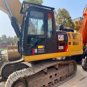 Excavadora Hidráulica de Orugas CAT 329D de 29 Toneladas con Cucharón de Excavación y Componente Central del Motor - Product Image 1