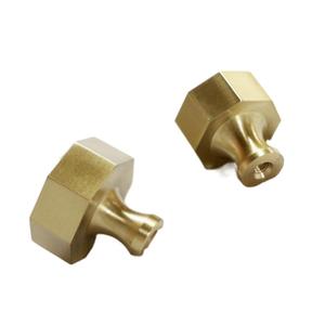 다이아몬드 모양의 솔리드 브러시 황동 골드 캐비닛 서랍 옷장 주방 손잡이 드레서 용 가구 손잡이 - Product Image 5