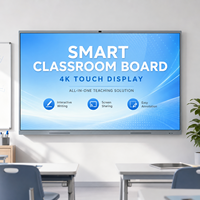 Tableau blanc interactif intelligent à écran tactile 4K Mini-LED rétroéclairé 3840Hz de 65, 75 et 86 pouces, idéal pour l'enseignement - Vente Flash
