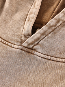 Custom Logo Water Washed Hoodie High Street Series Washing 100% Cotton Male Sweater <b>Stone</b> Washed Vintage Hoodie - Product Image 3