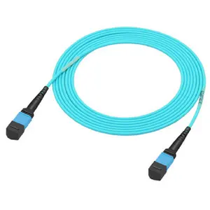 Customized MPO to MPO 12cores Fibers Cable OM3 Multimode Elite Trunk Cable 40G OM3 3m 5m 10m Fiber Optic Patch Cord