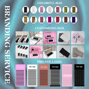 Cá Nhân Lông Mi Bán Buôn Cashmere Matte Màu Đen Lông Mi Mở Rộng Nguồn Cung Cấp Nhãn Hiệu Riêng Lash Mở Rộng Khay Nhà Cung Cấp - Product Image 5