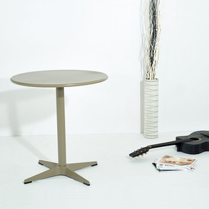 Tavolino Rotondo Moderno in Acciaio al Carbonio per Casa, Ideale per Negozi di Tè al Latte, Terrazze Esterne, Tavolo da Pranzo in Metallo - Product Image 5